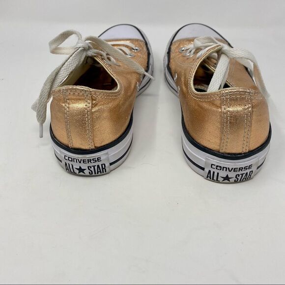 GOLD! Chucks Low-tops- Size 6 - Picture 6 of 12